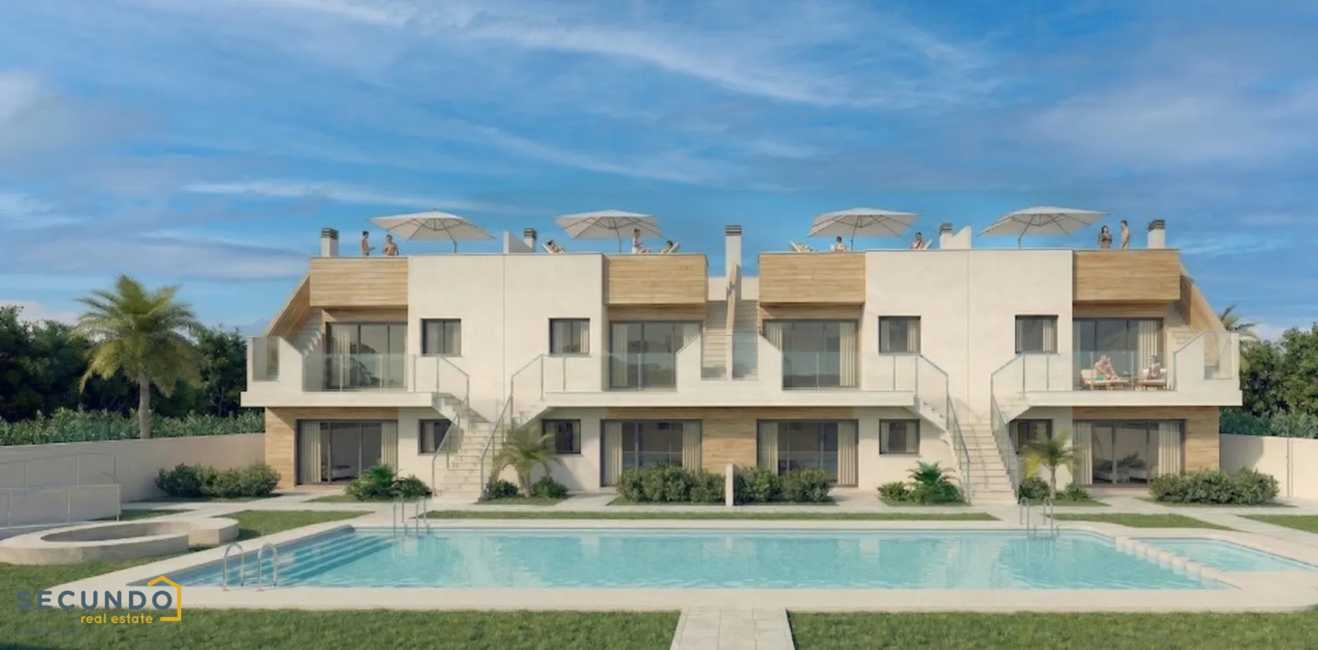 San Javier: appartements modernes 2 chambres à 3,5 km de la plage