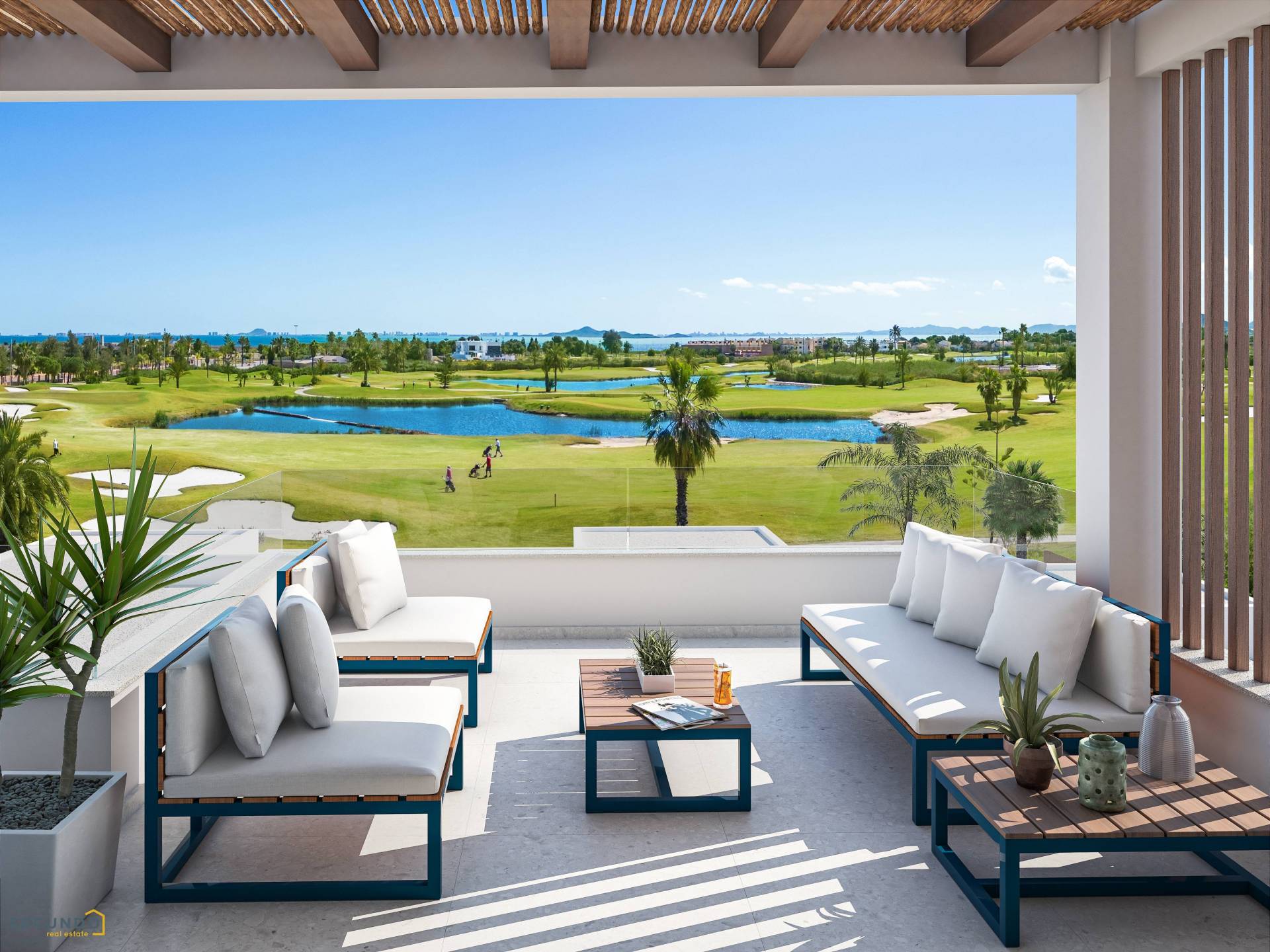DERNIERE UNITÉ! MEUBLÉ Los Alcazares: superbes appartements 2 chambres dans un golf prestigieux