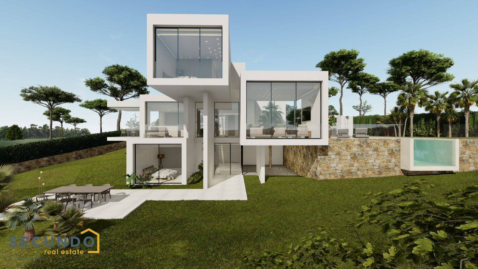 Las Colinas: villa 3 chambres au design unique