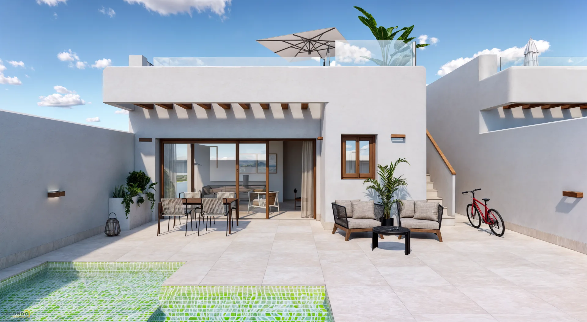 Torre Pacheco: villas modernes en 2 chambres