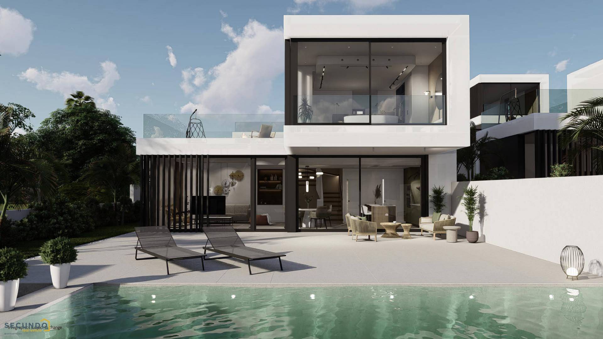 LAST UNIT! Benimar (Rojales): prachtige villa's met 4 slaapkamers
