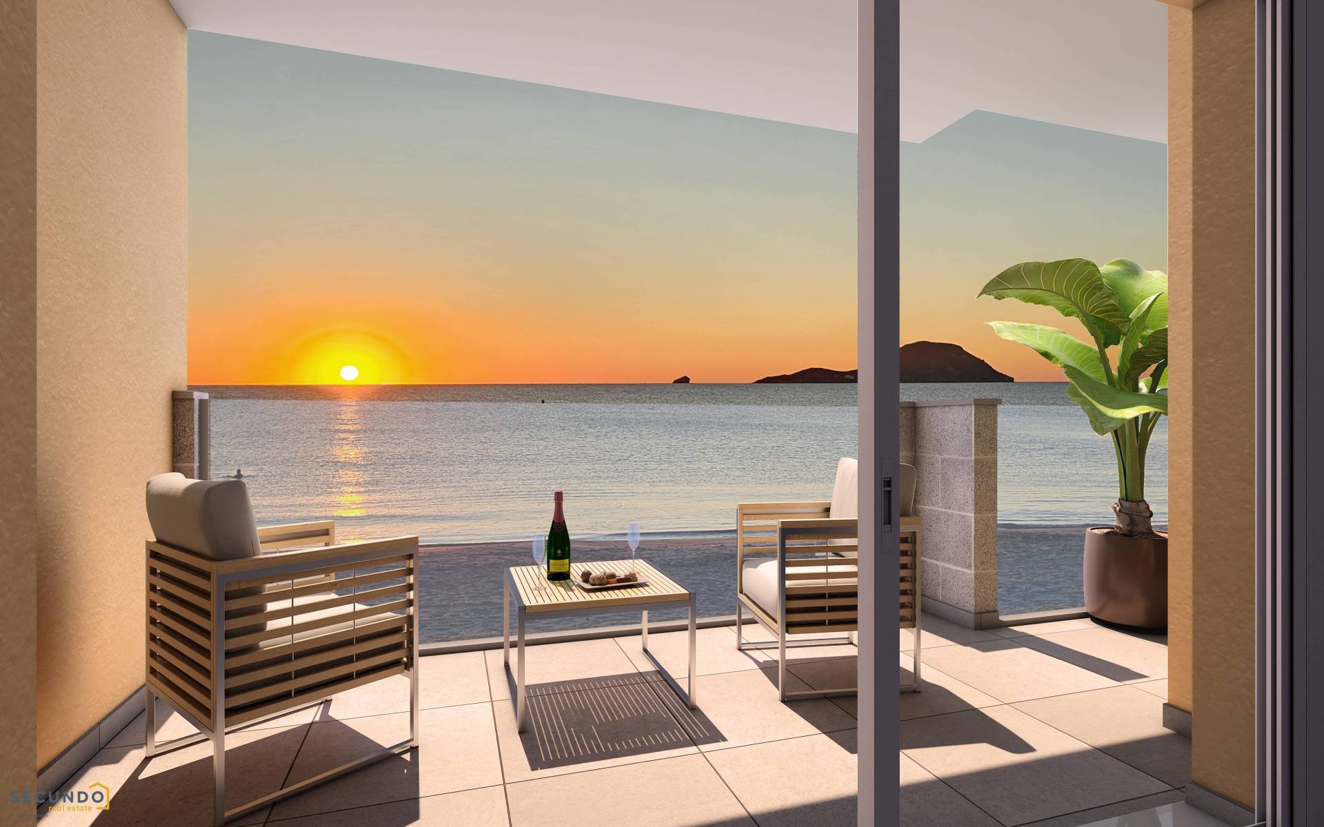 LA MANGA : appartementen 1 slaapkamer in een unieke omgeving !