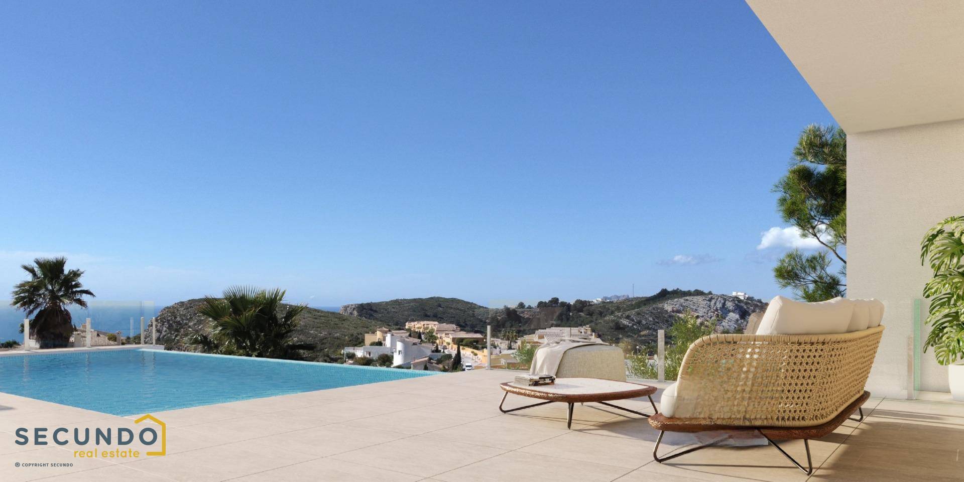 LAATSTE EENHEDEN ! Cumbre del Sol: superbe villa 3 chambres avec vue mer