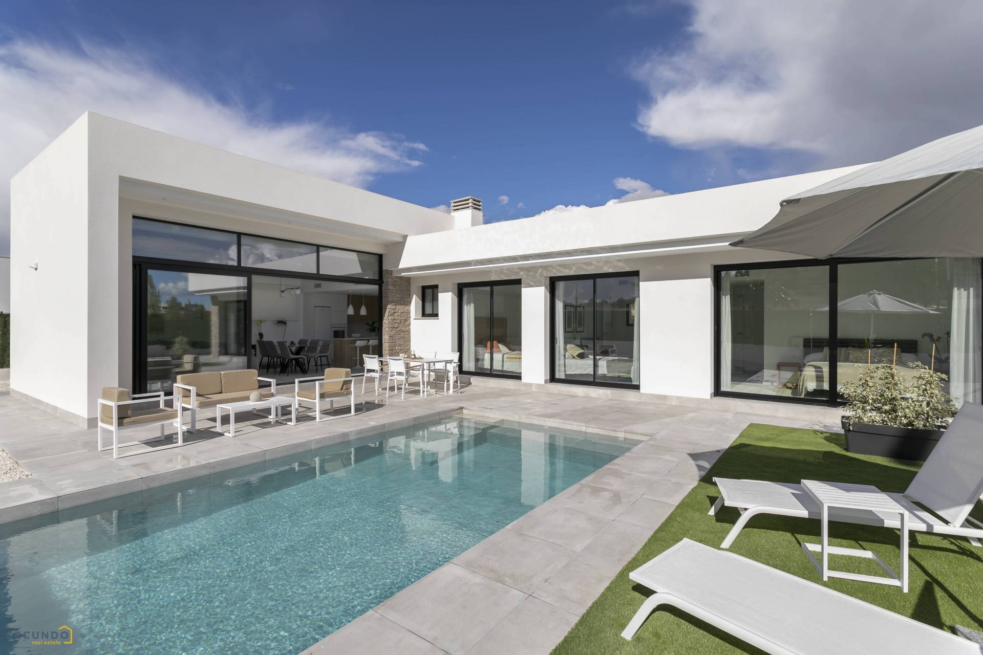 Calasparra: prachtige moderne villa's met 3 slaapkamers