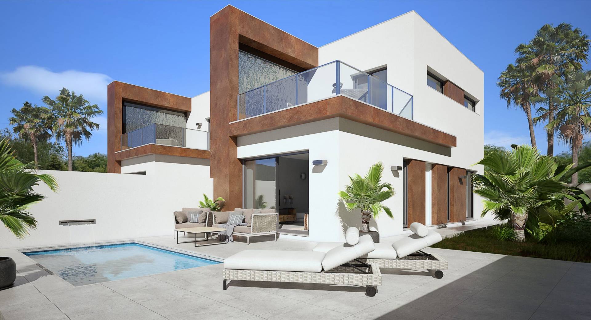 Daya Nueva: magnifiques villas semi-détachées trois chambres