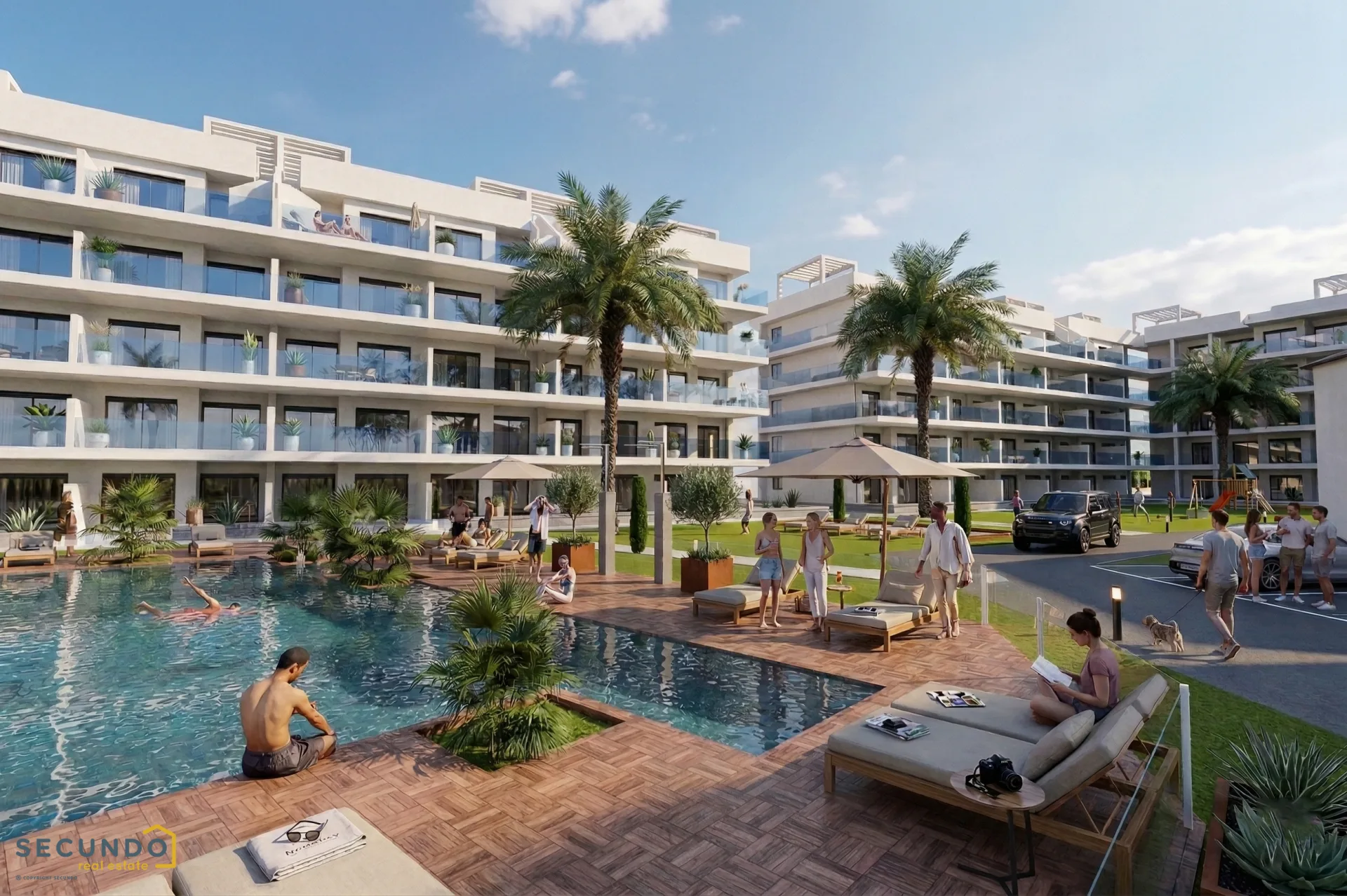 Guardamar: appartements 3 chambres entièrement meublés et équipés