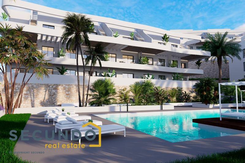 Finestrat: superbes appartements 2 chambres avec vue sur la baie de Benidorm