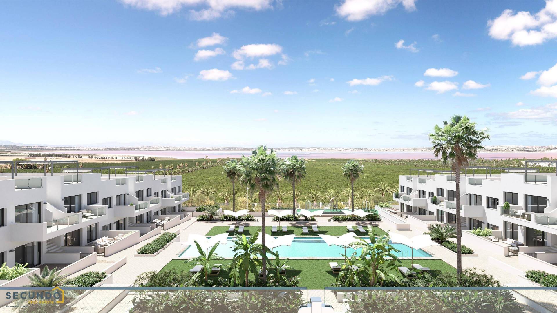 Torrevieja - Los Balcones: superbes appartements 2 chambres avec vue sur les salines
