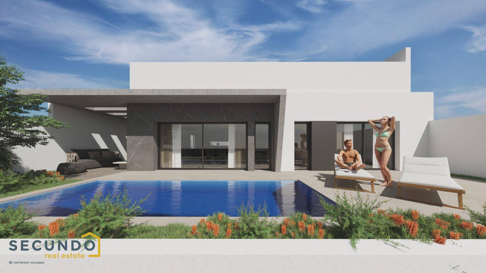 Torrevieja : villas 3 chambres à 2 km de la mer