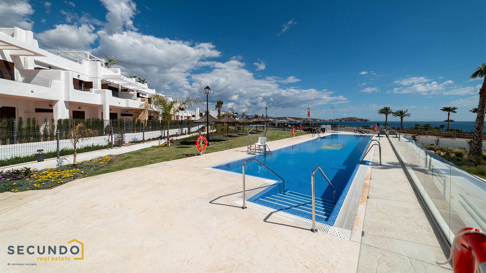San Juan de los Terreros: superbes appartements 3 chambres face à la mer