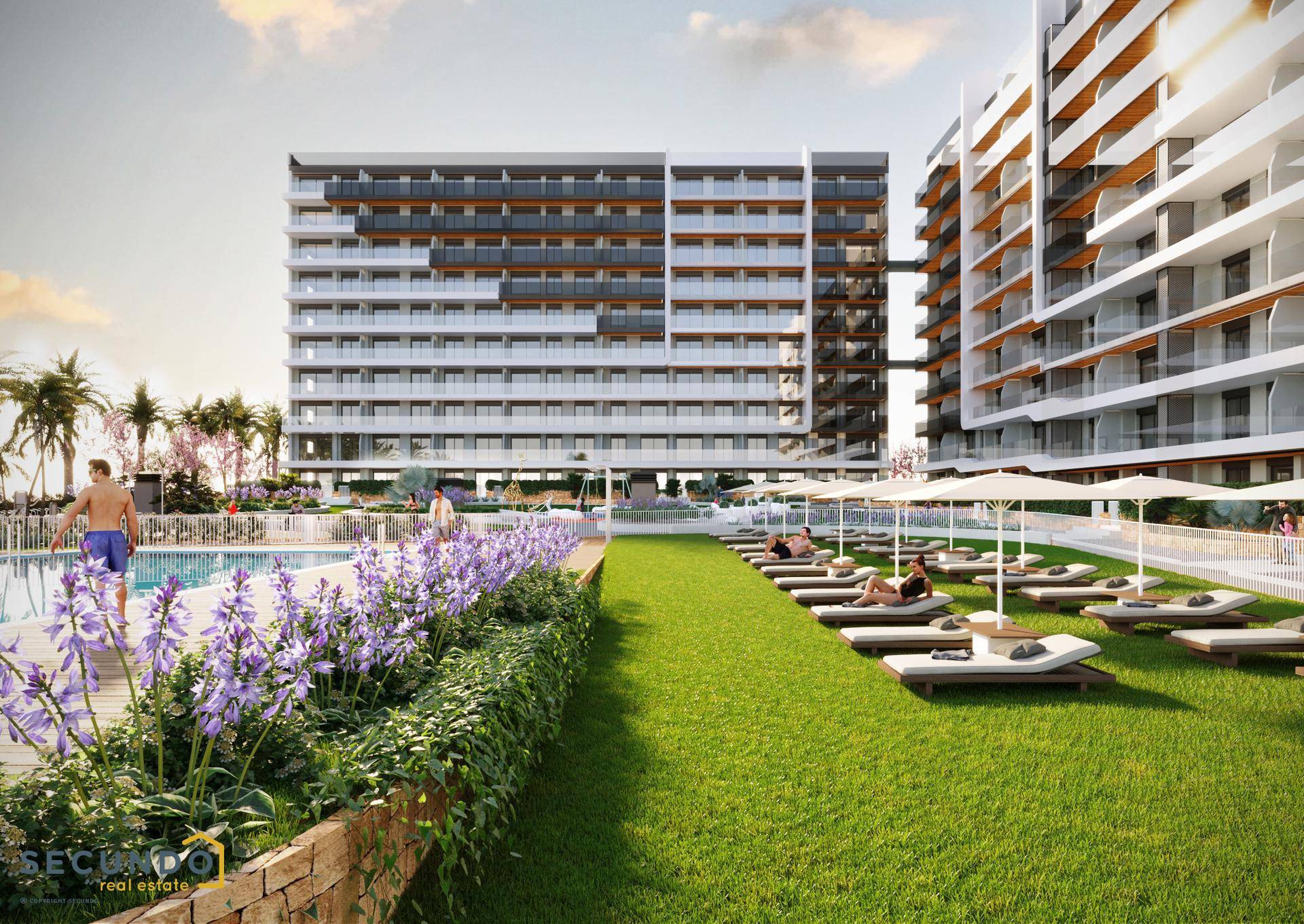 DERNIERES UNITES ! Punta Prima: superbes appartements 3 chambres à quelques pas de la mer