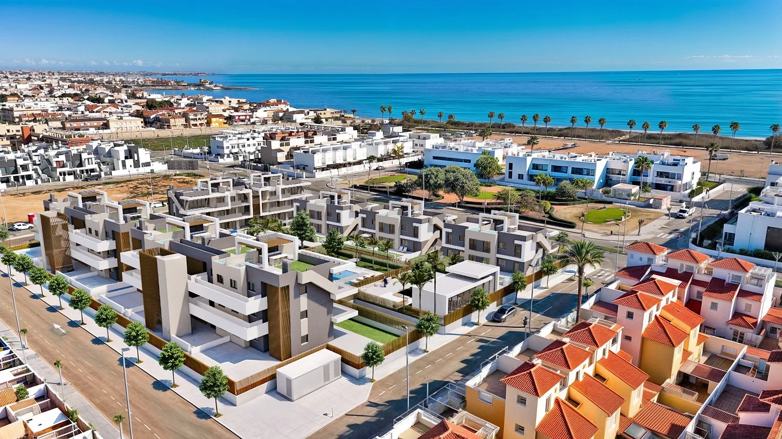 Torre de la Horadada : appartements touristiques 3 chambres à 150 m de la plage